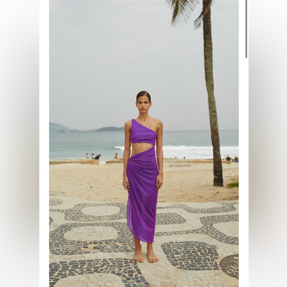BAOBAB PURPLE ADEL ZADEH DRESS - Picture 1 of 4
